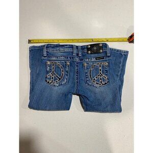 Miss Me Girls Cuff Capri Size 12